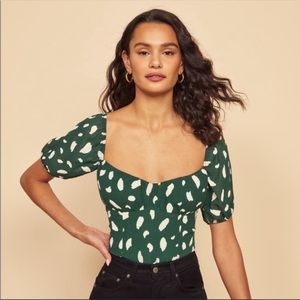 Reformation Berry Top